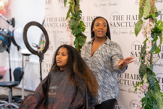 Denman supports The Hair Sanctuary training that helps fight hair discrimination.