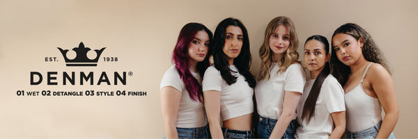 Image banner of girls, different hair colours 