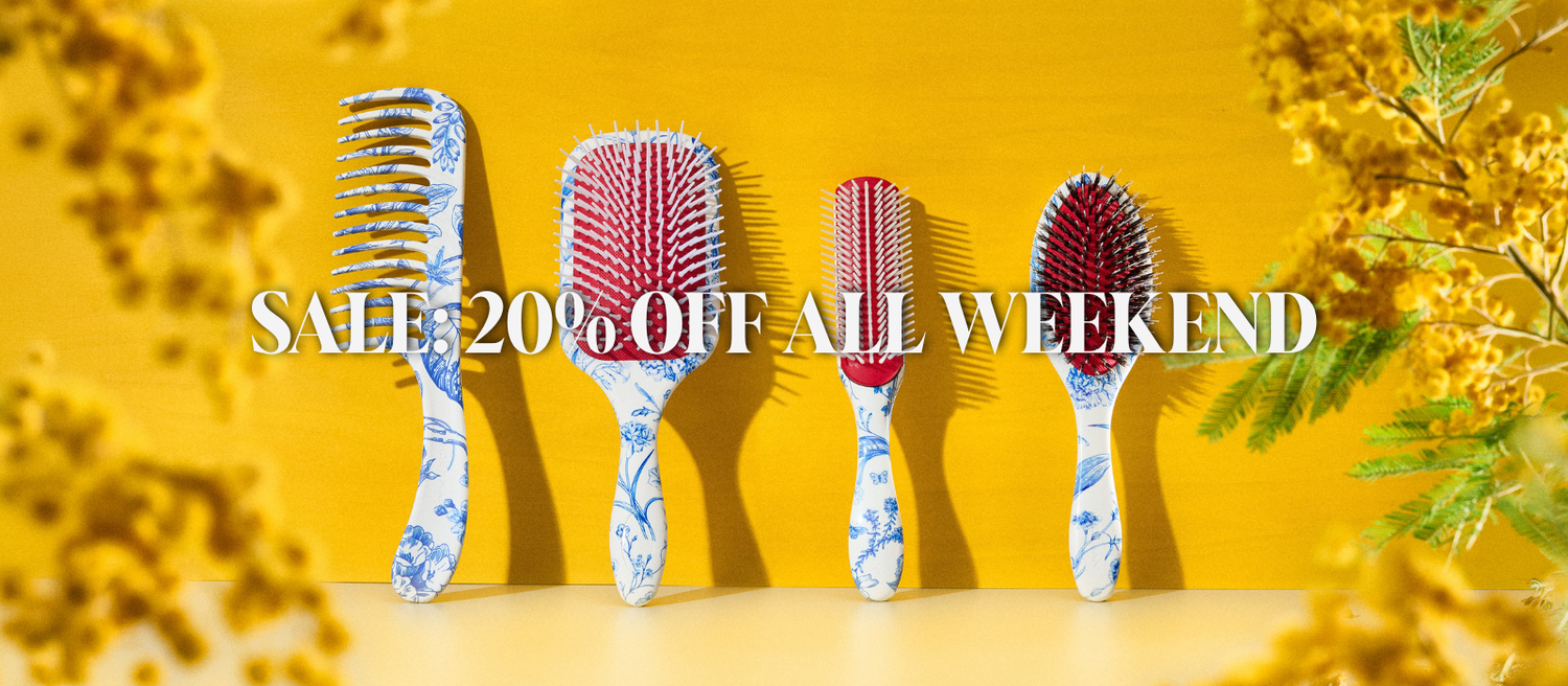 Assortment of hairbrushes
